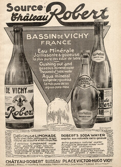 Vichy (Water) 1918 Robert's Soda Water A.Ehrmann