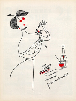 Cherry Rocher (Drinks) 1959 Philibert Charrin