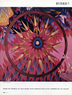 Byrrh (Tapisserie) 1963 L. M. Jullien, Tapestry