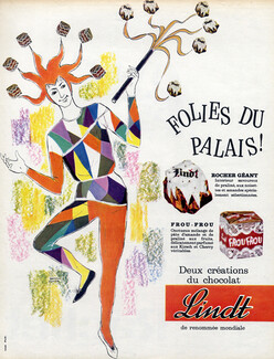 Lindt (Chocolates) 1964 Harlequin, Soyer Hoffer