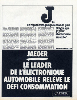Jaeger-leCoultre (Watches) 1980 Le Leader de l'Electronique Automobile