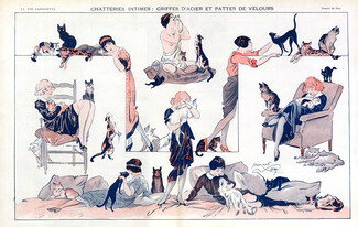 Jacques (Lehmann) Nam 1913 Intimate Caresses Cat