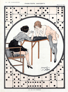 Le Jeu de dominos, 1913 - Jacques Nam Game of Dominoes