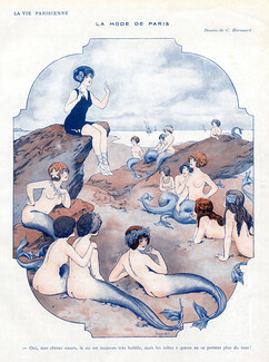 Chéri Hérouard 1913 Mermaid The Fashion of Paris