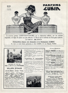 Lubin (Perfumes) 1913 Chrysantheme Raphael Kirchner Art Nouveau