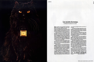 Boucheron (Watches) 1978 Wladimir Olwanikoff, Texte Chat du Monde