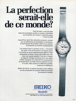 Seiko (Watches) 1973 Quartz, Ets K.Hattori & C°