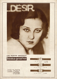 Huma (Watches) 1932 Portrait