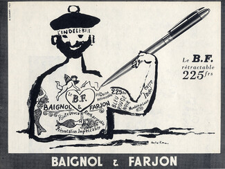 Baignol & Farjon (Pens) 1957 André Francois