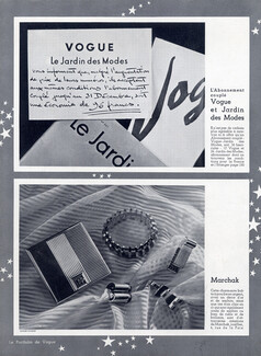 Marchak (Jewels) 1936 Clip, Powder Box, Art Deco Style