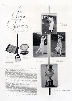 Cartier (Jewels) 1925 Coupe Femina Golf, Watch, Bracelet Email, Handbag