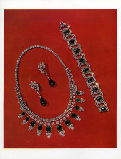 Cartier Chaumet Boucheron Van Cleef & Arpels 1958 Parure Emeraudes et Diamants, 8 pages