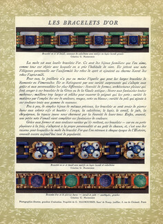 Mauboussin 1927 Bracelets Gold Art Deco