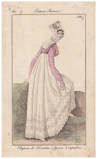 Le Journal des Dames et des Modes 1811 Costume Parisien N°1187