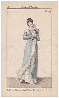 Le Journal des Dames et des Modes 1811 Costume Parisien N°1120