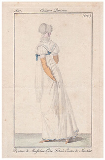 Le Journal des Dames et des Modes 1807 Costume Parisien N°835
