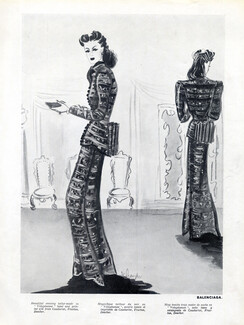 Balenciaga 1937 Evening Tailor, Schompre