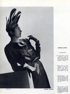 Jeanne Lanvin 1938 Afternoon Frock, Fashion Photography Studio Dax, Ducharne