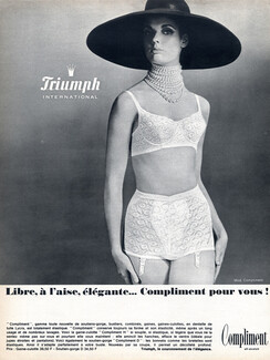 Triumph (Lingerie) 1965 Model Compliment Girdle Bra