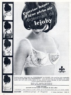 Lejaby (Lingerie) 1963 Model Pigeonnant, Bra
