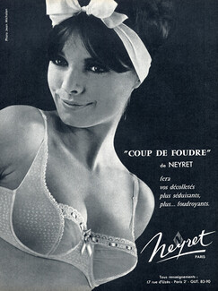Neyret (Lingerie) 1962 Model Coup de Foudre, Photo Jean Michalon