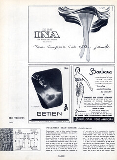 Ina (Stockings Hosiery) 1952 J. Langlais