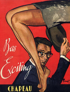 Exciting (Stockings) 1963 P.Laurent Brenot