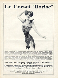 Claverie (Corsetmaker) 1908 "Dorise"