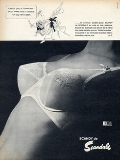 Scandale (Lingerie) 1968 Model Scandy, Bra, Edmond Kiraz