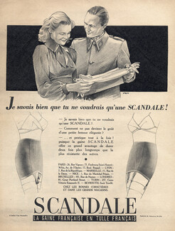 Scandale (Lingerie) 1940 Girdle, Starr