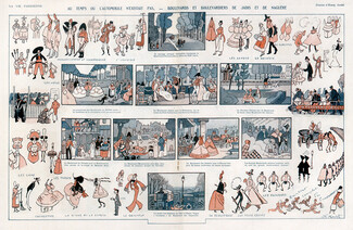 Henri Avelot 1926 The Boulevards of Paris, Comic Strip