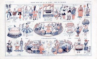 Henri Avelot 1922 Paris en Vacances, Comic Strip