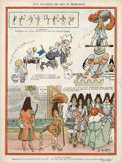Henri Avelot 1904 Jeux & Récréations, Billiard.. Comic Strip