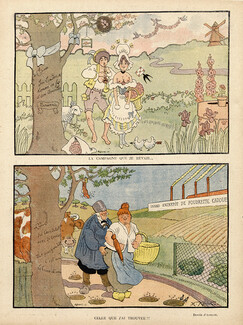 Henri Avelot 1901 Comic Strip