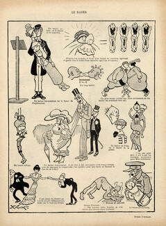 Henri Avelot 1904 Le Baiser, The Kiss Comic Strip