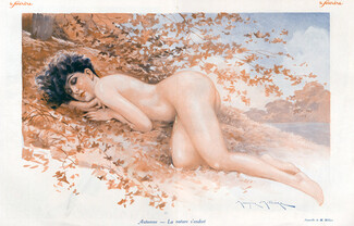 Maurice Millière 1926 Nude, Autumn Haze