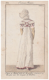 Le Journal des Dames et des Modes 1812 Costume Parisien N°1232