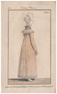 Le Journal des Dames et des Modes 1814 Costume Parisien N°1447 Horace Vernet