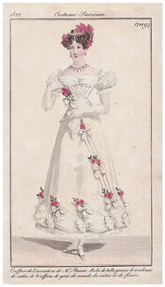 Le Journal des Dames et des Modes 1822 Costume Parisien N°2119