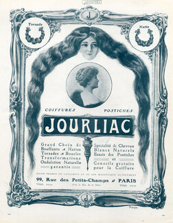 Jourliac (Hairstyle) 1907 Hairpieces, Postiches