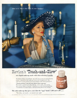 Revlon (Cosmetics) 1950 John-Frederics (Couture Hat)