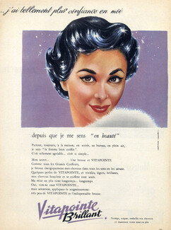 Vitapointe (Cosmetics) 1957 Hairstyle