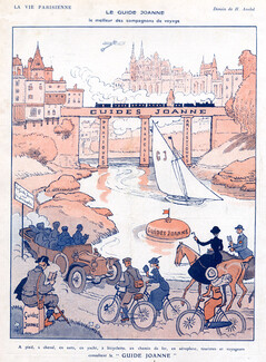Henri Avelot 1913 "Guide Joanne", comic strip