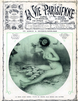 Raphaël Kirchner 1913 Mermaid