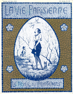 Le Réveil du Printemps, 1913 - Jacques (Lehmann) Nam The Awakening of Spring, Dog, Bird