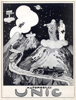 Unic (Cars) 1924 Paradis Comic Strip