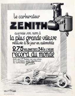 Zenith (Carburetors) 1926 Pilot J.P.Thomas, Jean A.Josse