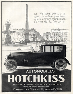 Hotchkiss (Cars) 1921 Place De La Concorde