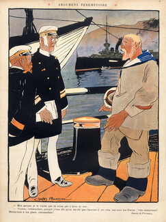 Charles Pourriol 1910 Boat captain, marine-sinner