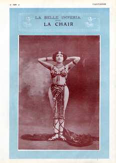 Imperia 1908 La Chair, Sexy Girl, Theatre Costume